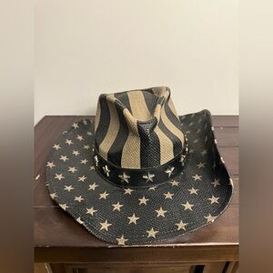 Angela & William Star Stud Western Cowboy Hat
